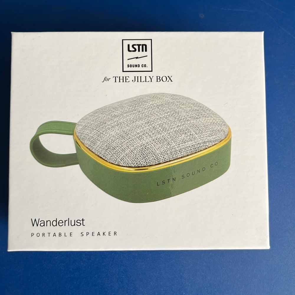 New in box Wanderlust Portable Speaker